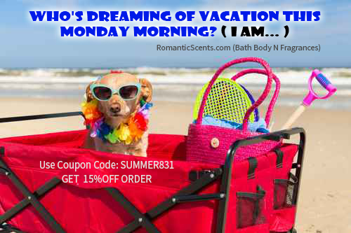 Who's dreaming of vacation this Monday morning? ( I AM... )
