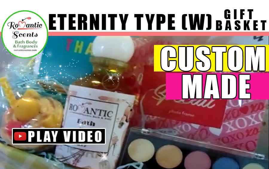 Eternity Gift Basket Inspired Romantic Scents Body Oils Gift