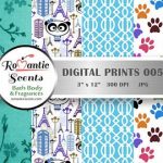 Digital Print for Scrapbooking or Digital Print for Soap Wrapper Labels